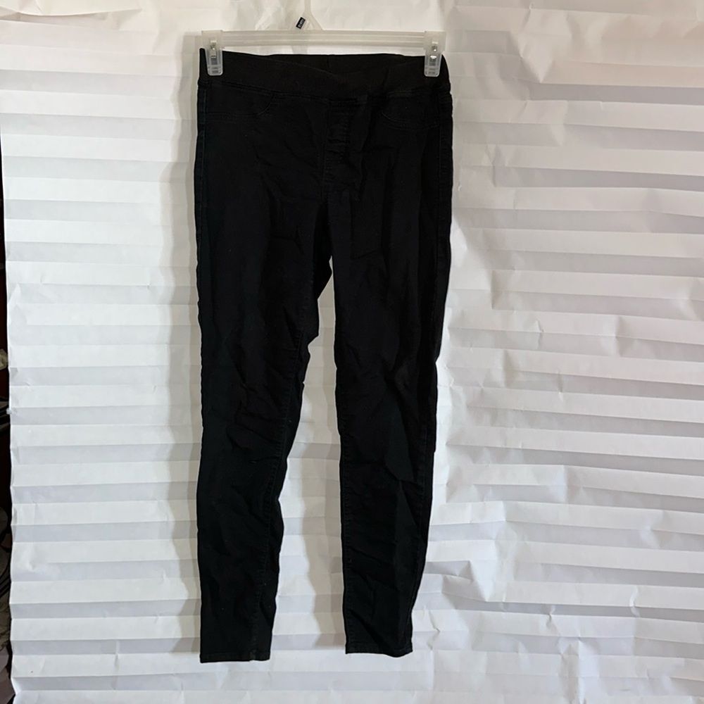 No Boundaries Women's Black Knit Jeggings Size M (7/9) Stretch Pull-On Pants